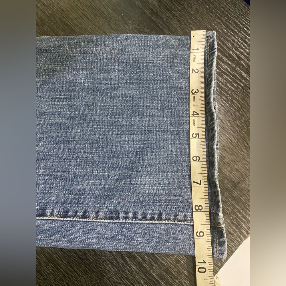 VTG Gap Essentials Stretch Jeans SZ 8 Bootcut Mid Rise Loose Fit Made in Canada - Picture 6 of 11